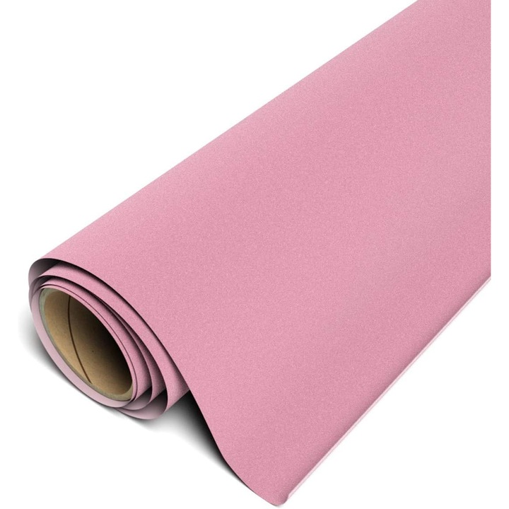 Rola Vinil Siser Stripflock Pro P.S. Film HTV, 30x100cm, Culoare Light Pink