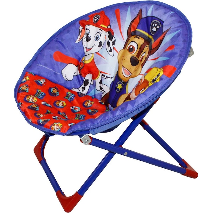Scaun pliabil pentru copii, 48x26x49 cm, multicolor, Paw Patrol