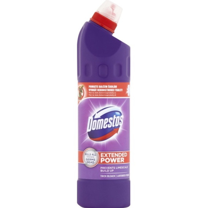 Domestos, lichid de curatare pentru toaleta Extended Power Lavender, 750 ml