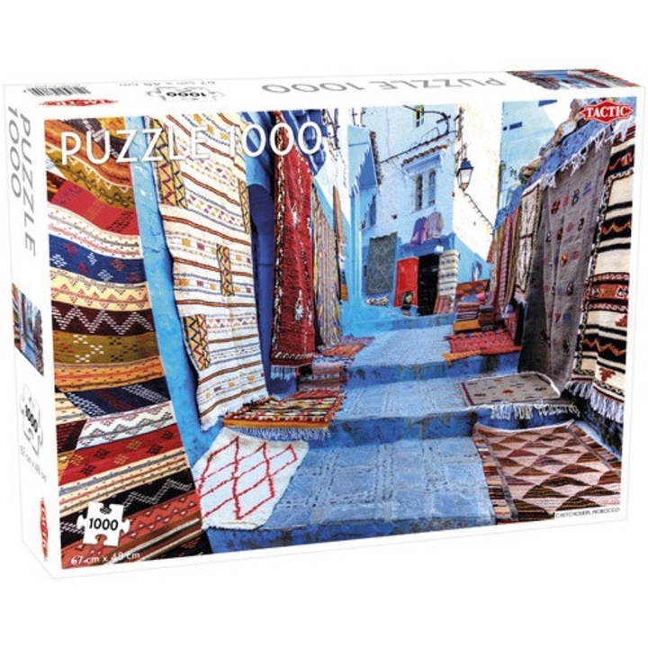 Tactic 1000 db-os puzzle - A világ körül - Chefchouen, Marokkó (56753)