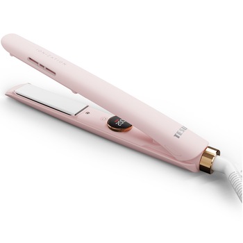 Placa de indreptat parul cu strat de turmalina și ionizare Tesla TSL-BT-IHS, 140-230 °C, oprire automata, protectia impotriva suplaincalzirii, afisaj de temperatura LED, roz