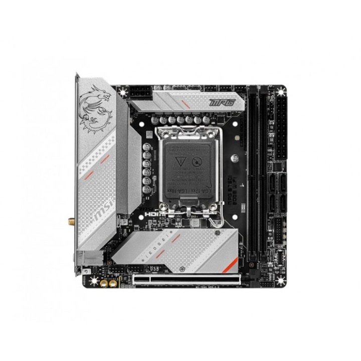 Дънна платка MSI MPG B760I EDGE WIFI, LGA 1700, DDR5, Wi-Fi 6E, 170x170mm