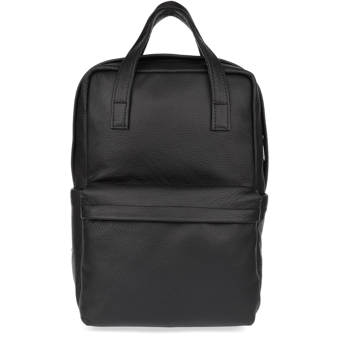 Rucsac pentru laptop, Beltimore, Piele naturala, 37x27x10cm, Negru