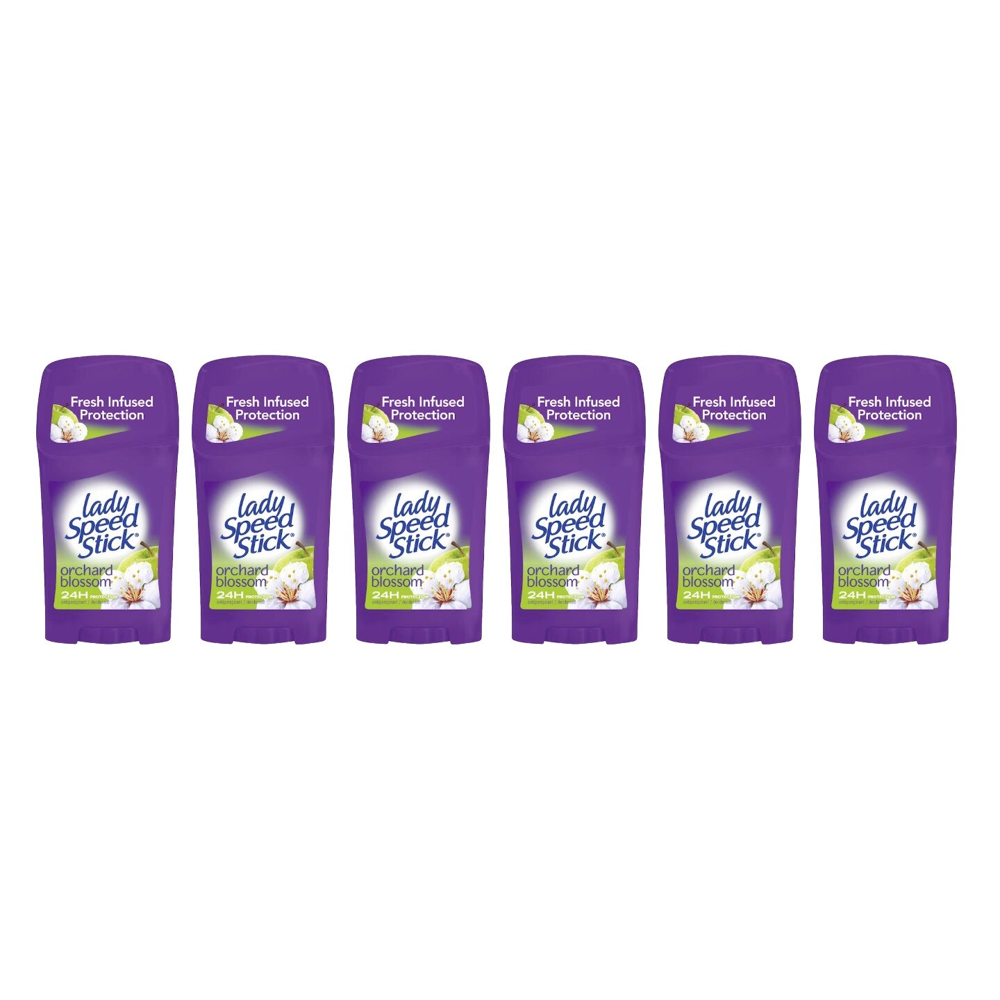 Комплект от 6 x дезодорант Lady Speed Stick 45 мл, аромат на цветя на ...