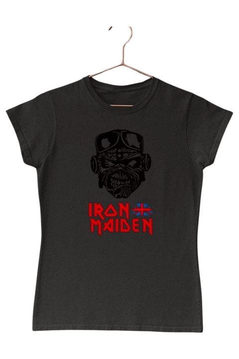 Iron Maiden angry női póló, fekete, M