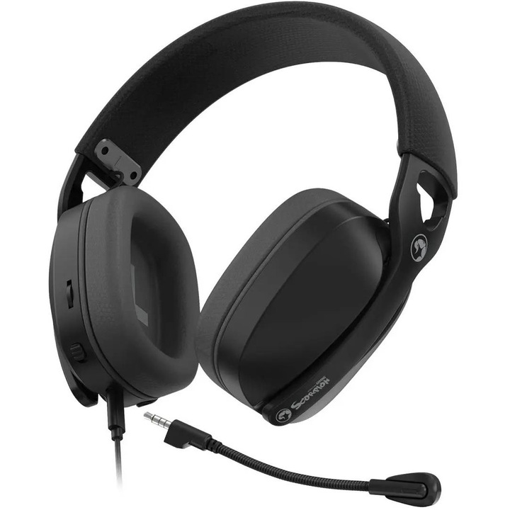 Marvo Pulz 70S vezetékes gamer headset, 7.1 surround hangzás, RGB világítás, fekete