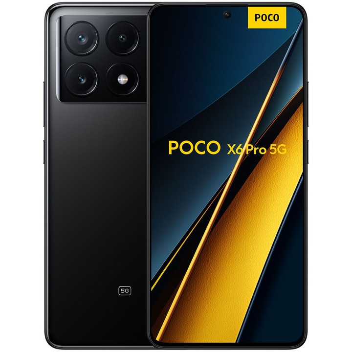 Мобилен телефон Poco X6 Pro, 256GB, 8GB RAM, 5G, Черен