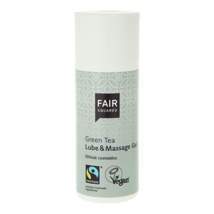 Лубрикант и масажен гел Fair Squared, Green Tea, 150мл