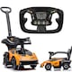 Masinuta pentru copii, Sun Baby, Lamborghini Essenza SCV12, Negru/Portocaliu