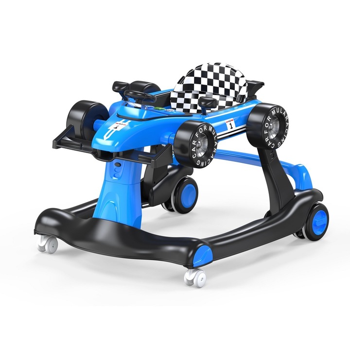 Prewalker, Sun Baby, Forma 1, 3 az 1-ben, állítható, kék/fekete, 6-12 hónap