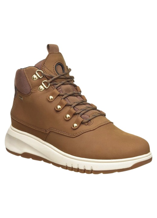 Ghete dama Geox Aerantis, piele nubuk, maro, 35 EU