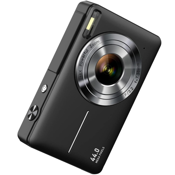Цифров фотоапарат, oein®, 16X цифрово увеличение, 2,4 инча, черен