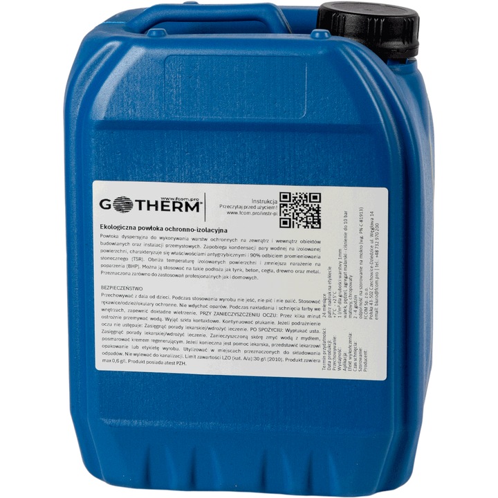 Vopsea termoizolanta GoTherm, 5L, Alb, Universal