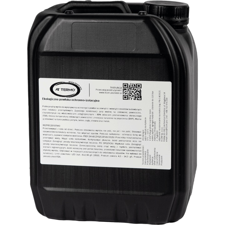 Vopsea termoizolanta, AT Termo, 5 L, Alb