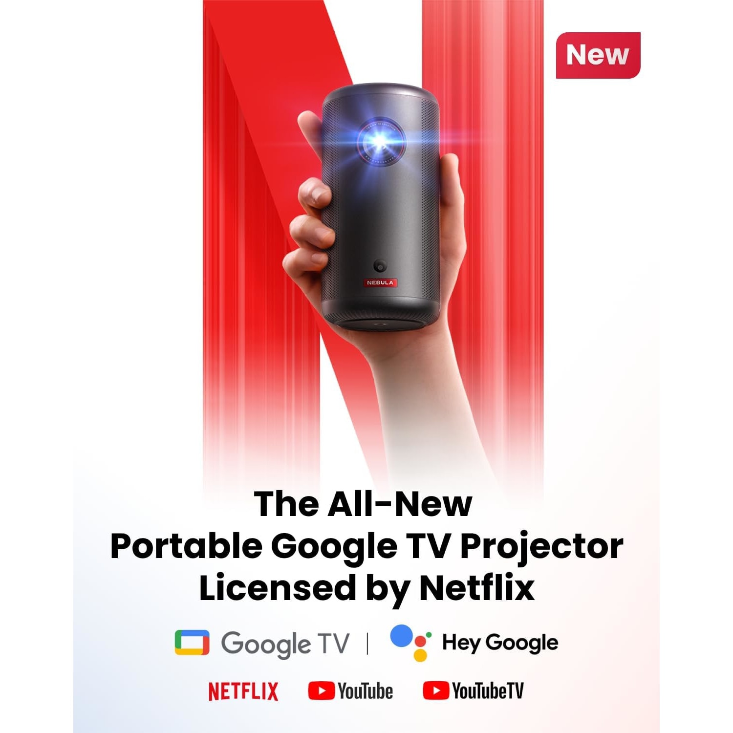 Videoproiector NEBULA Capsule 3 Mini 1080p, portabil