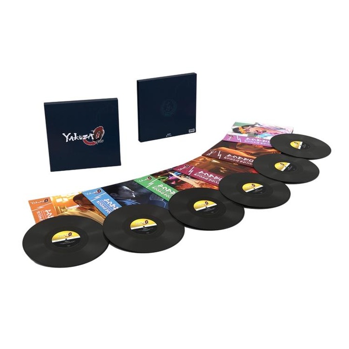 Vinyl Sega Yakuza 0, Laced Records, Eredeti Soundtrack, 6xLP Set, 2022