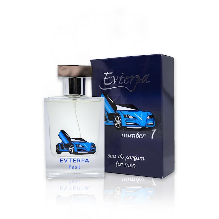 Apa de parfum EVTERPA I AM NR.1 BLUE CAR, Baieti, 55 ml