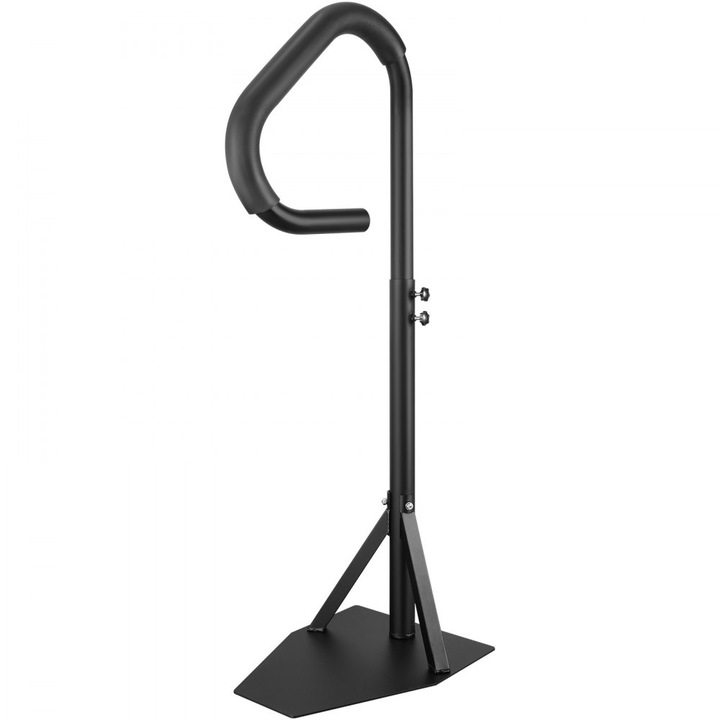 Balustrada pentru Cada Hidromasaj, Rotativa, Inaltime Reglabila, Dimensiuni 54 x 37 x 144 cm, Capacitate 272 kg, Negru