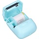 Imprimanta termica portabila, MOSMAOO®, compatibil iOS/Android, imprimare APP, 1200mAh, 200DPI, Albastru