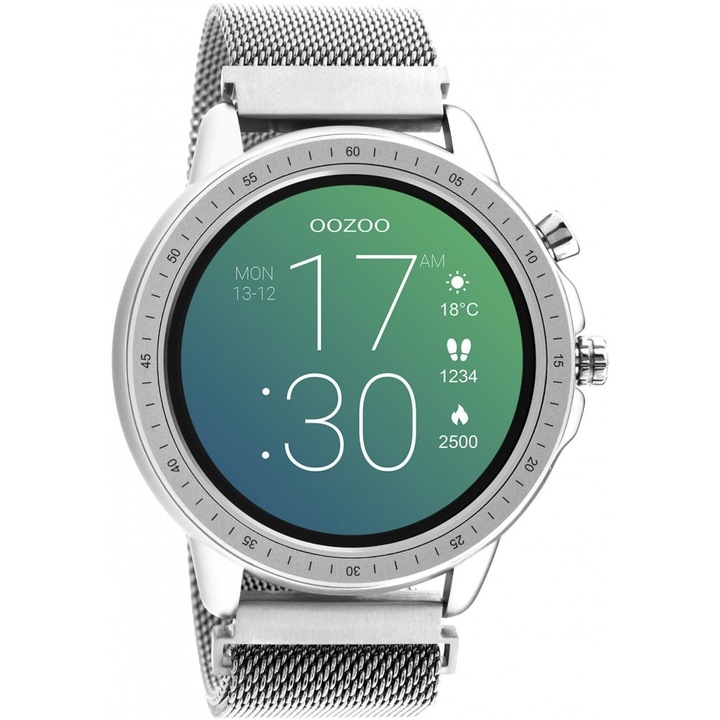 Smartwatch Oozoo , Metalic, 45mm, Verde