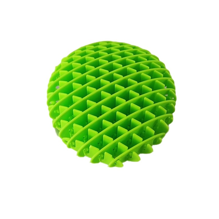 Dekompressziós Worm Fidget játék, Flippy, stresszoldó, kompakt méret 10 cm, kinyitott méret 24,5 cm, zöld