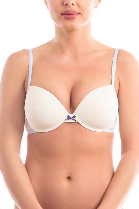 Сутиен Sloggi от Triumph, 130036, памук, 70B EU, бяло/синьо