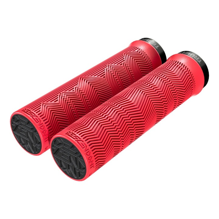 Set mansoane Truvativ Locking Grips Descendant Rosu