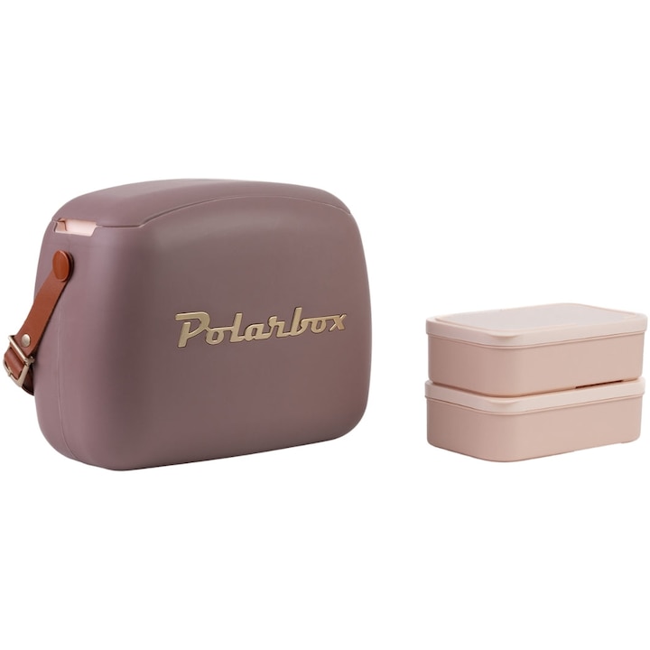Хладилна кутия Polarbox Style Gold, 6 л, Кафяв