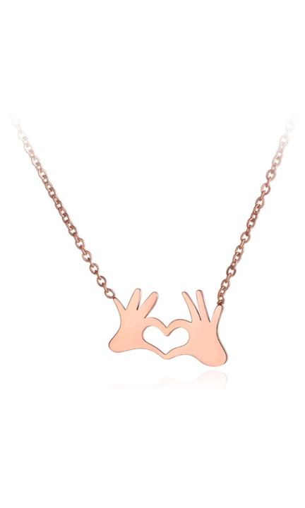 Lantisor Lovely Hands, Stainless-Steel, Rose-Gold