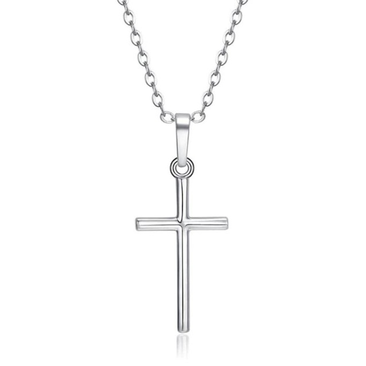 Lant Cruciulita, Femei, Minimalist, Stainless-steel, Argintiu