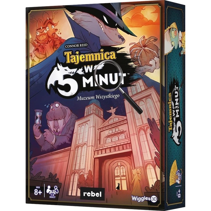 Joc de societate REBEL Tajemnica w 5 minut, deductie, familie