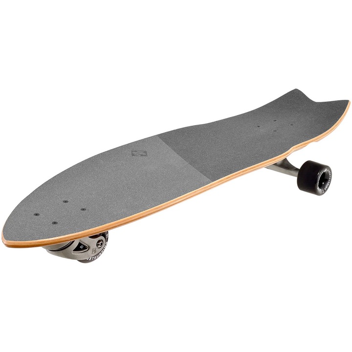 Скейтборд Surf Skate STREET SURFING Shark Attack, 91 x 24 см, Abec-9, Черен