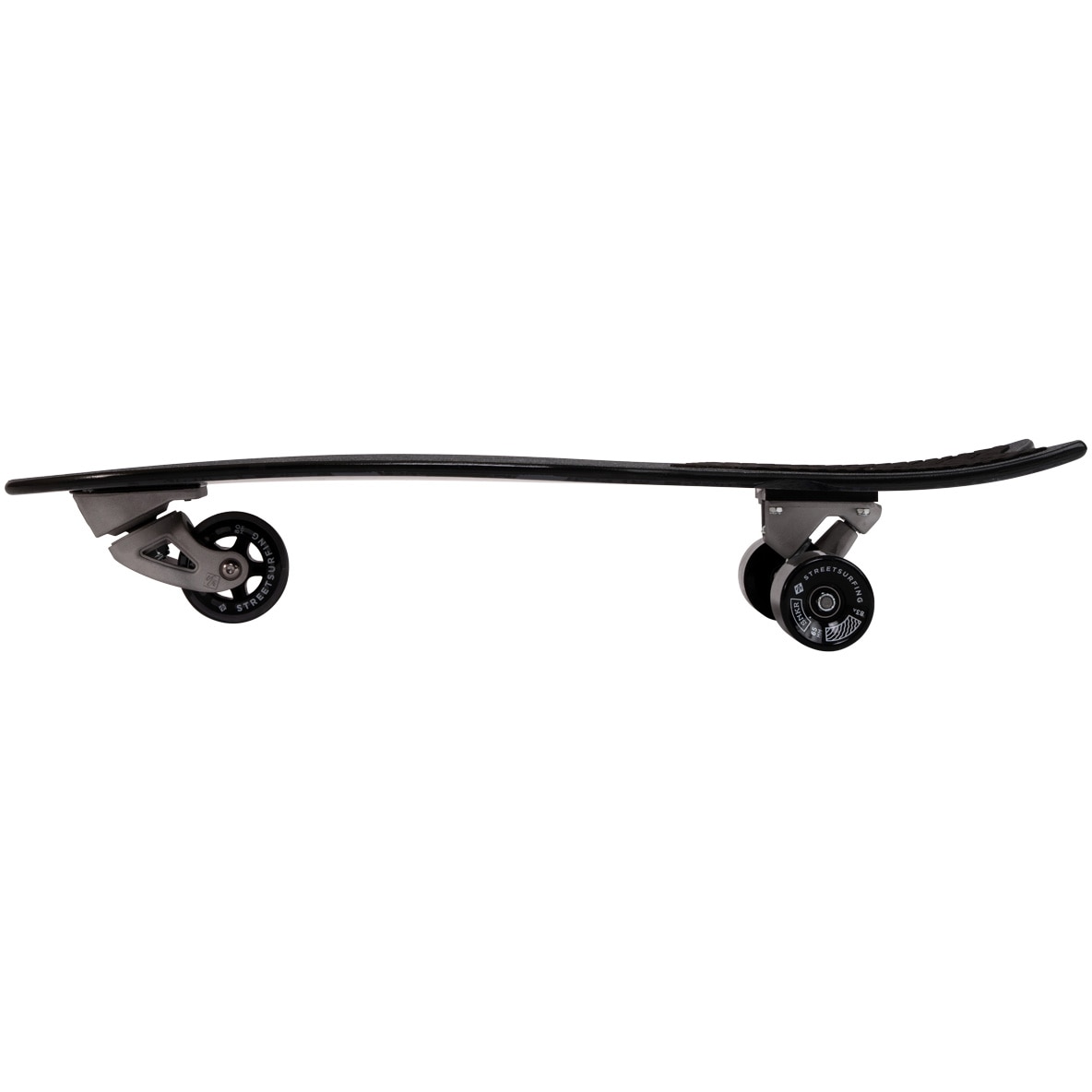 Skateboard Surf Skate STREET SURFING Black Striker, 76 x 23 cm
