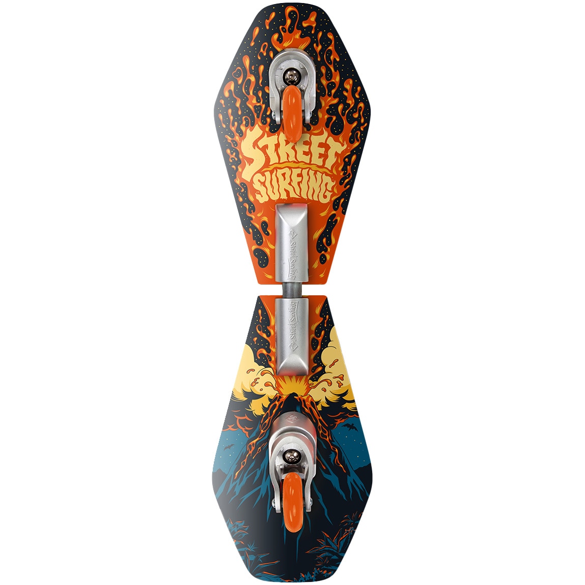 Caster board Street Surfing Wave Rider Volcano, 86 x 22.5 cm, Abec