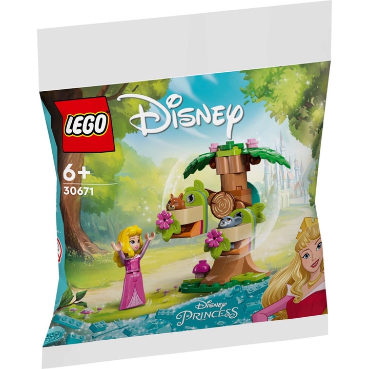Детска площадка Disney Aurora Forest LEGO Комплект, 60 части, многоцветен
