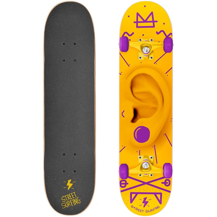 Скейтборд STREET SURFING Shout Out, street skate, 78x 19.5 см, Abec-7