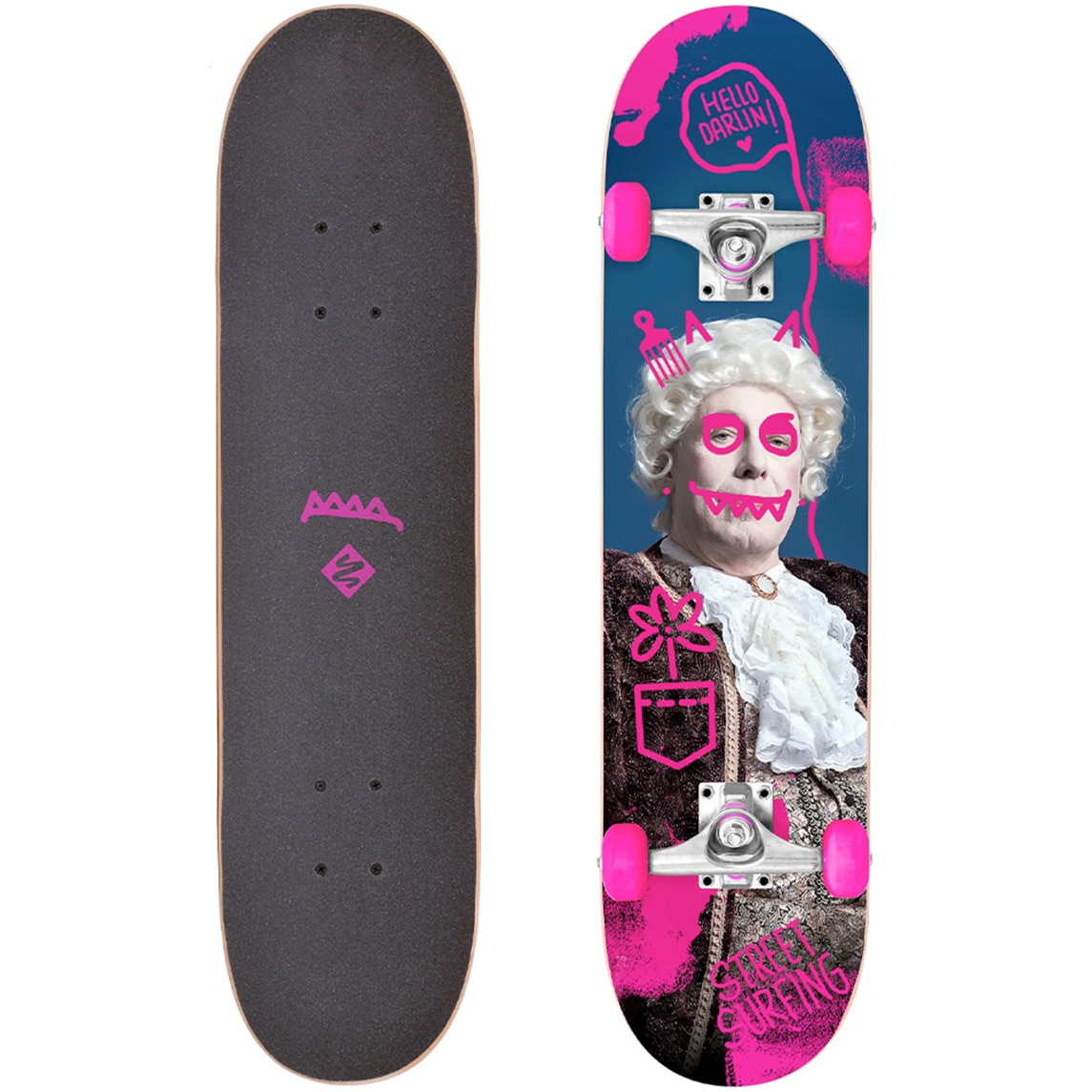 Skateboard STREET SURFING Hello Darlin, street skate, 78x 19.5 cm