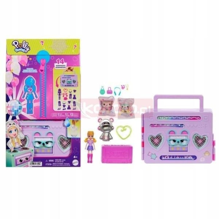 Игрален комплект Mattel Polly, Пластмасов, Многоцветен