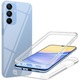 Mobiltelefon tok Samsung Galaxy A05S - V2-es készülékhez, teljes védelem, átlátszó