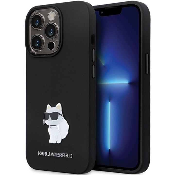 Karl Lagerfeld tok iPhone 13 Pro / 13 telefonhoz, fekete