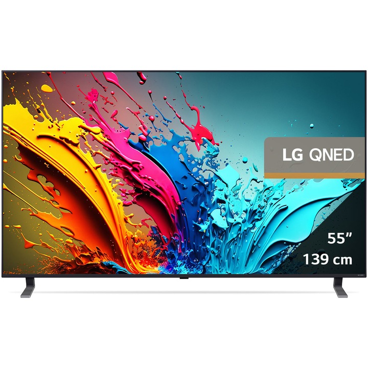 Телевизор LG QNED 55QNED85T3C, 55" (139 см), Smart, 4K Ultra HD, 100 Hz, Клас E (Модел 2024)
