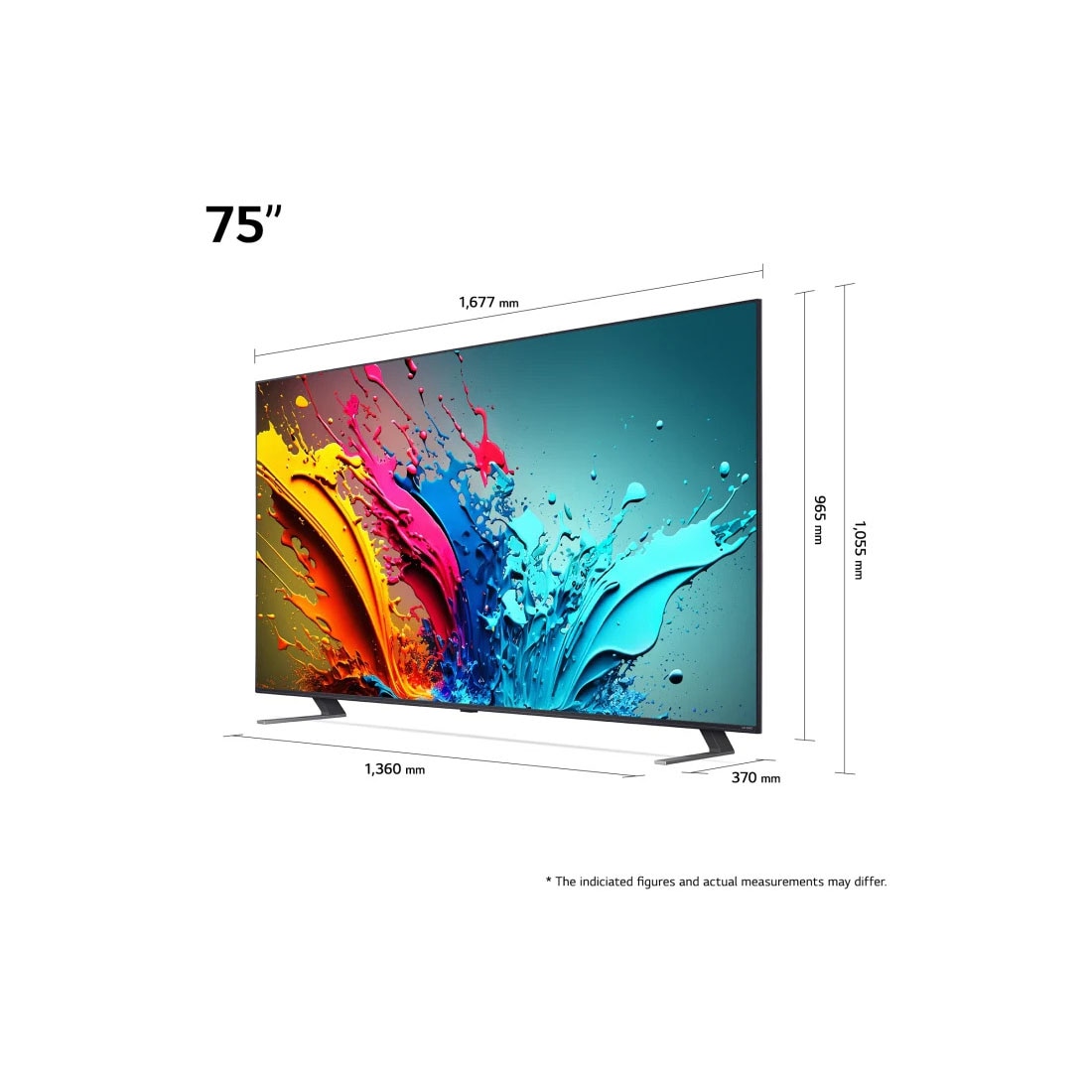 Televizor LG QNED 75QNED85T3C, 189 cm, Smart, 4K Ultra HD, 100 Hz, Clasa E