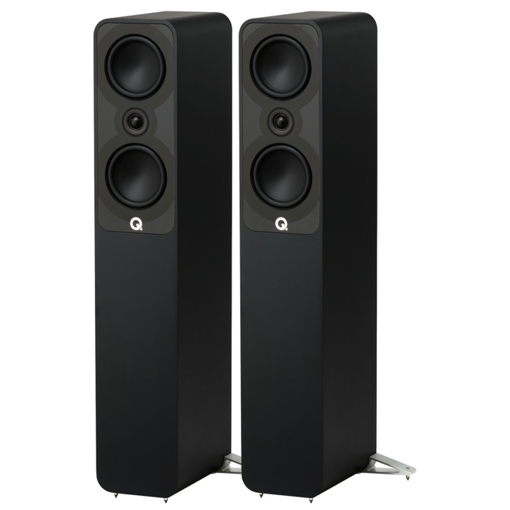 Set 2 Boxe de podea Q Acoustics 5040, Satin Black