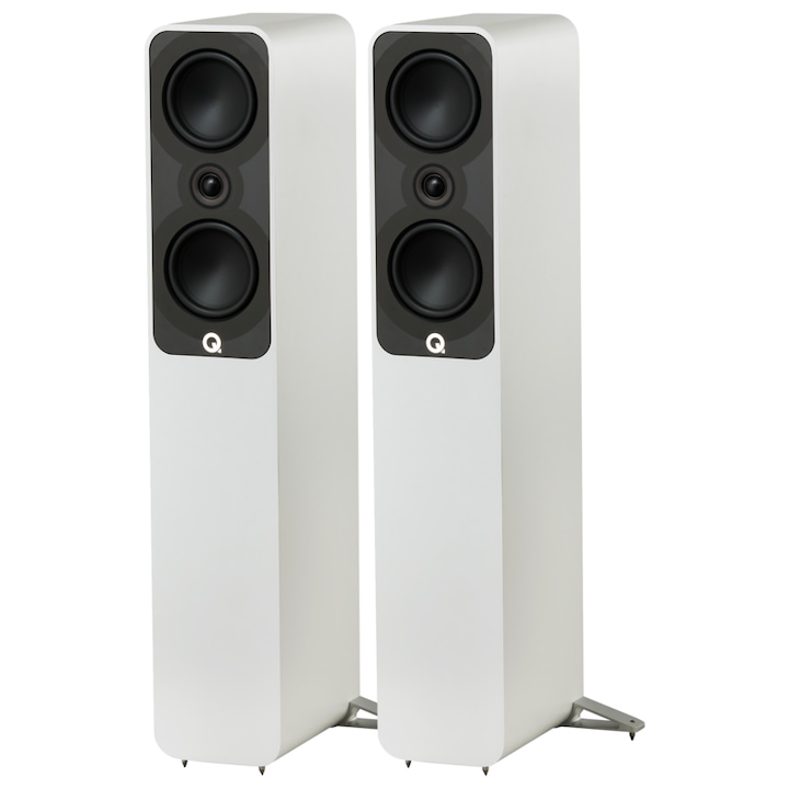 Set 2 Boxe de podea Q Acoustics 5040, Satin White