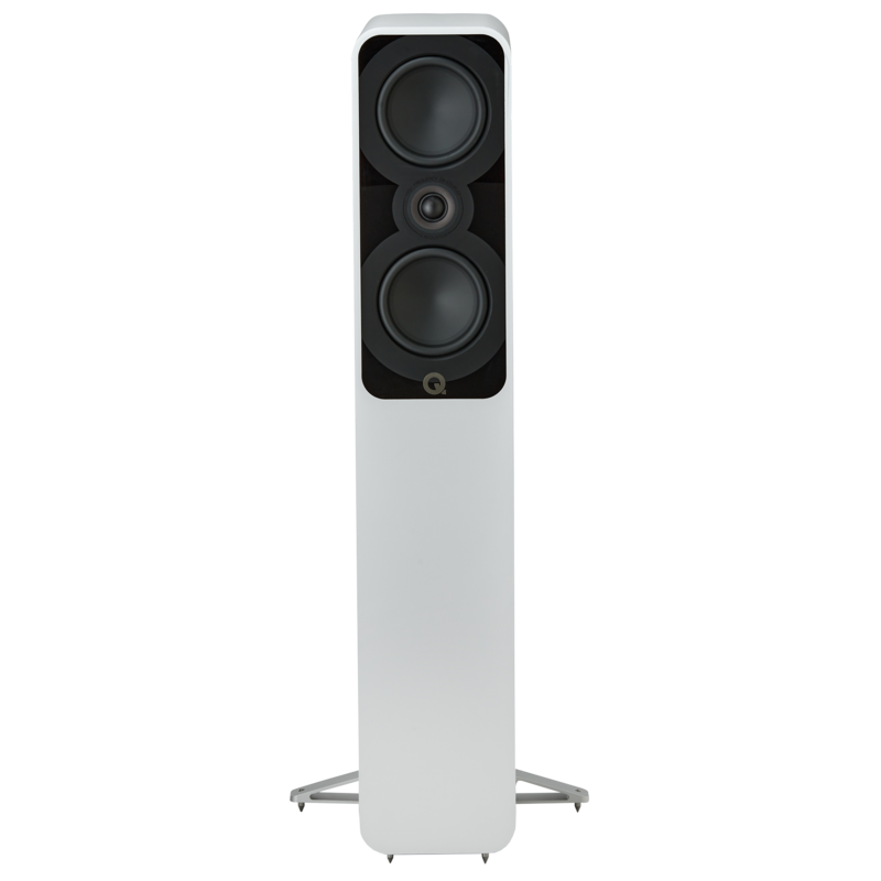 Set 2 Boxe de podea Q Acoustics 5040, Satin White