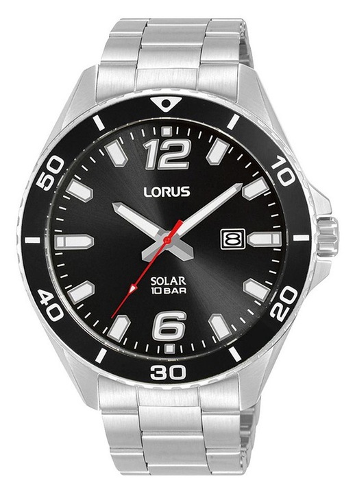 Ceas Lorus barbatesc, Otel, Argintiu, Universal