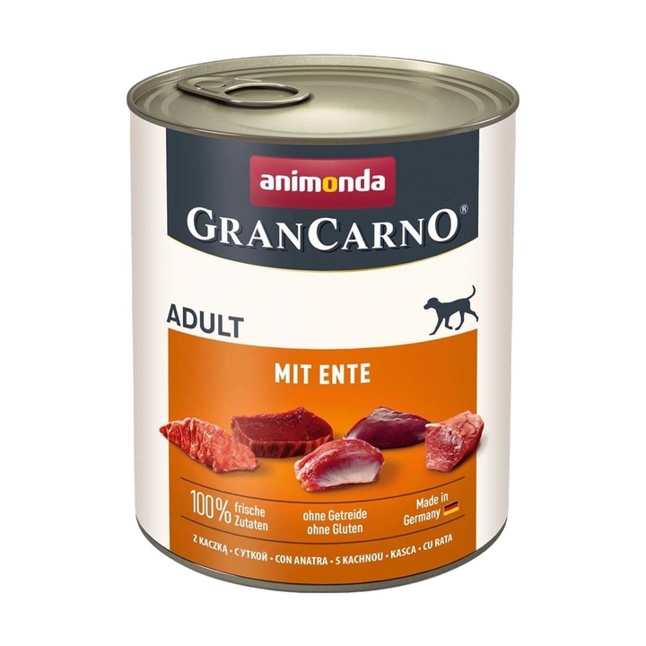 Мокра храна за кучета, Animonda, Grancarno Adult, Rata, 800гр