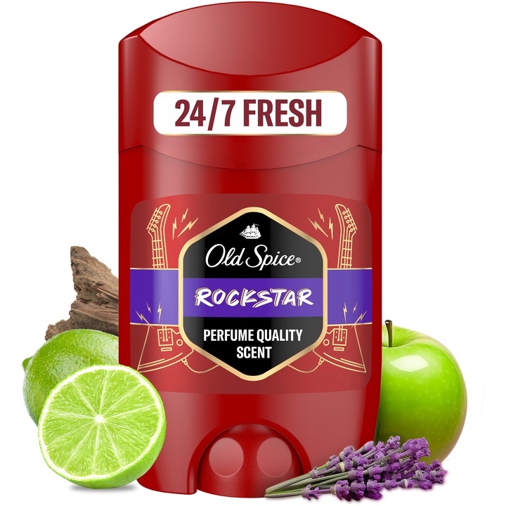 Deodorant stick Old Spice Rockstar fara aluminiu, 50 ml