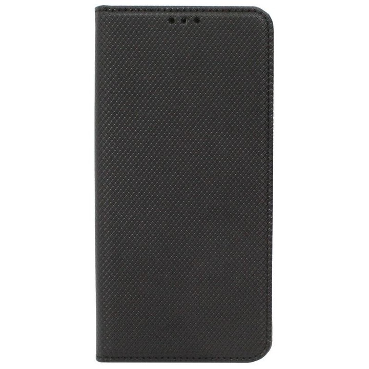 Калъф за телефон със стойка, магнитна функция, джоб за карта, черен, съвместим Alcatel OneTouch Pixi 4