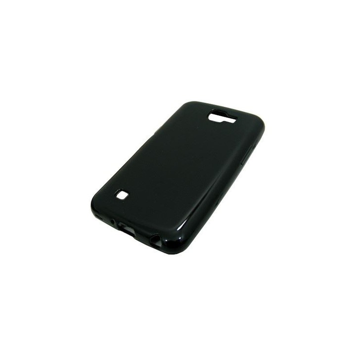 Кейс за телефон Jelly Case, TPU, функционален достъп, черен, за LG K4 K130e